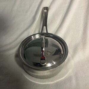 Cuisinart 1.0 Qt Stainless Steel Saucepan with Lid Induction Ready 419-14 Silver